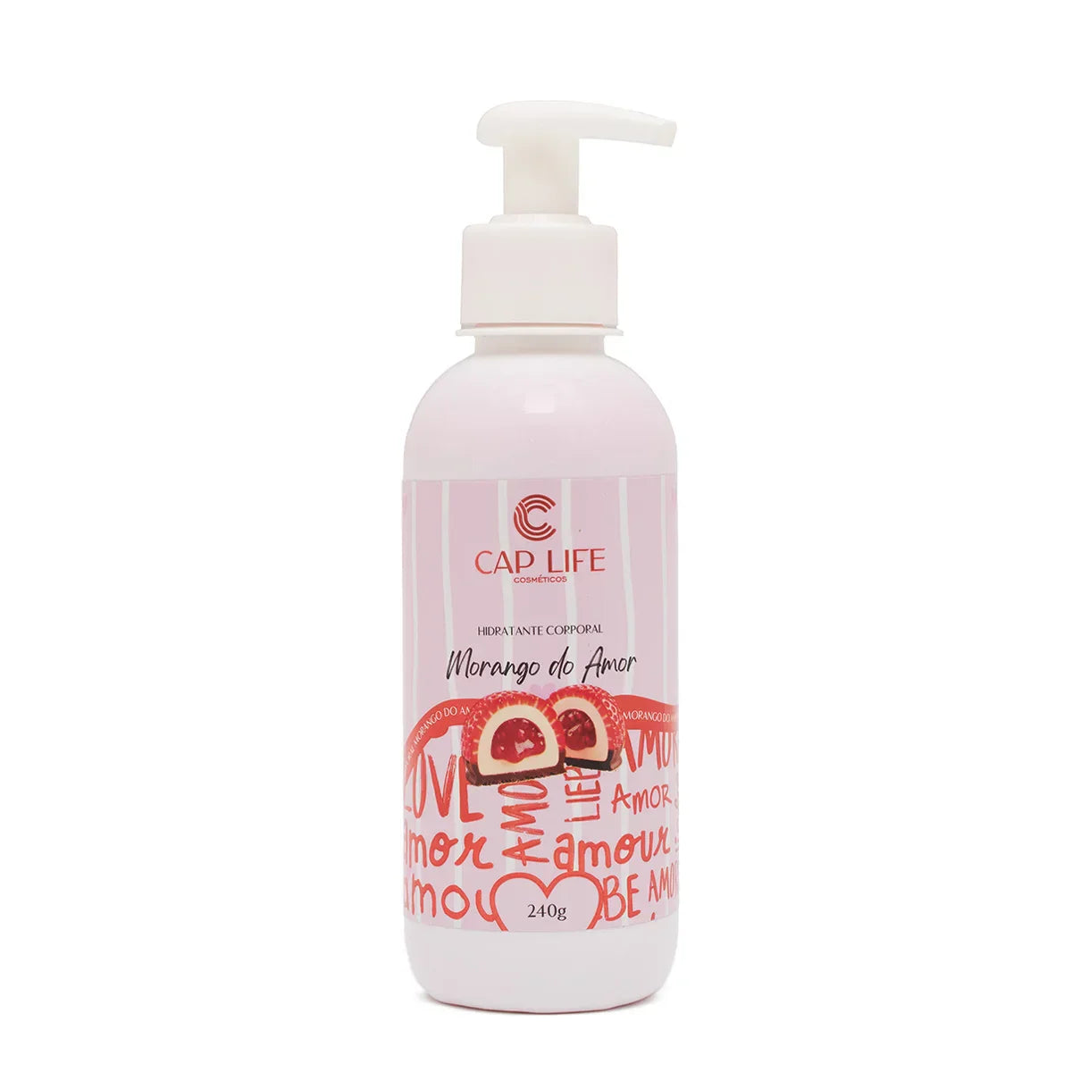 Hidratante Facial e Corporal Morango do Amor 240g