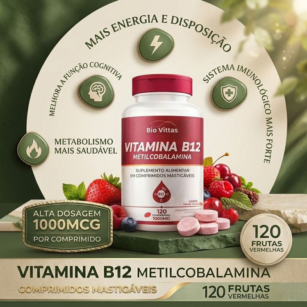 Vitamina B12 120 cápsulas