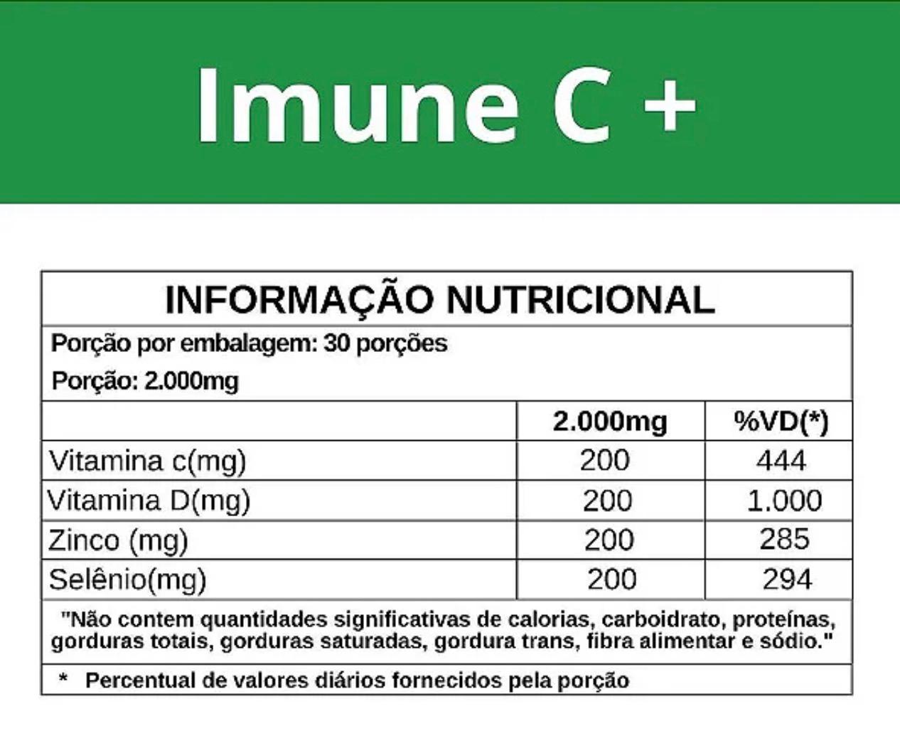 Imune C+ 60 cápsulas